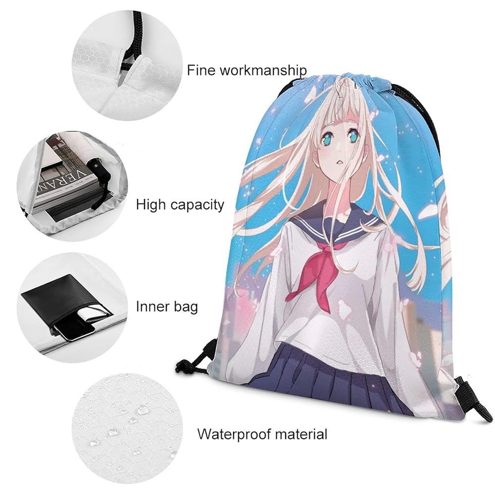 ❤️本日限定❤️新品未使用❤️ヒスクローネ❤️可愛い巾着袋❤️ Amazon.co.jp: [Yechong] 巾着バッグ 巾着袋 明日ちゃんの